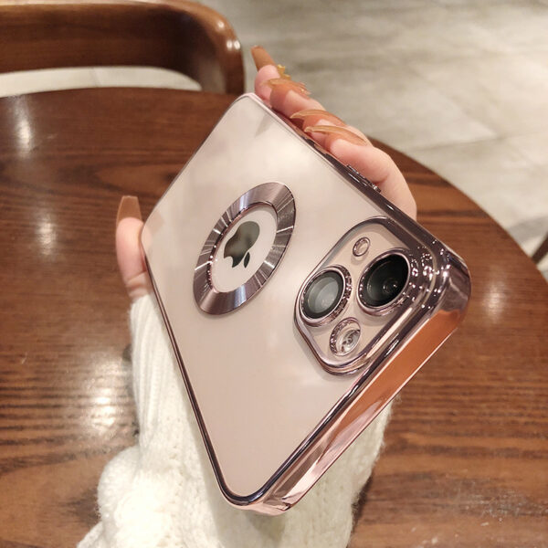 Phone Case With Camera Protector Advanced Electroplating Integrated With Lens Protector Phone Case For Iphone12 13promax Simple 11 Soft - Image 7