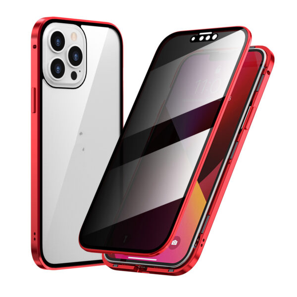 Privacy-proof Magneto Phone Case Double Sided Metal Frame - Image 6