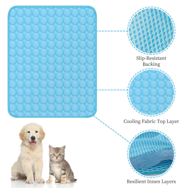 Pet Cooling Mat Cool Pad Cushion Dog Cat Puppy Blanket For Summer Sleeping Bed Dog Cooling Bed Pet Cooling Mat - Image 8