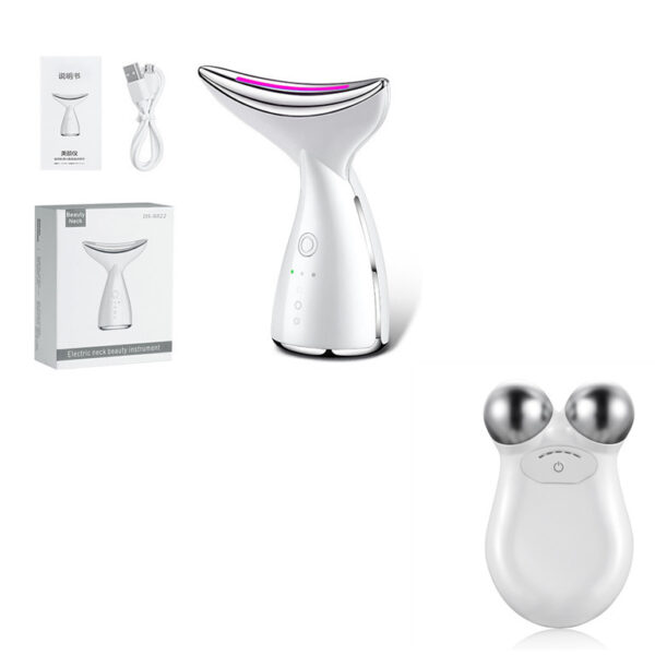 EMS Microcurrent Neck Face Beauty Device With 3 Colors LED Photon Therapy Skin Tighten Reduce Double Chin Face Lifting Devices - Image 10