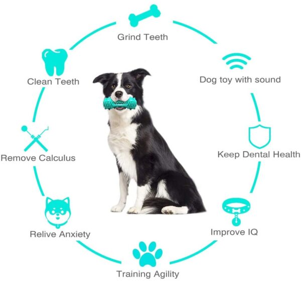 Pet Dog Cleaning Chew Toys For Aggressive Dogs Rubber Molar Stick Dog Oral Teeth - Image 2