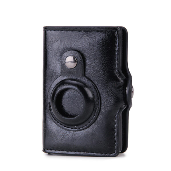 Multifunctional Card Holder Airtag Men's Short Card Holder Wallet Air Tag - Image 6