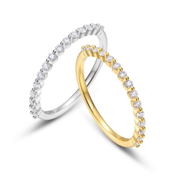 Hot Mining Simple Bright Moissanite Ring - Image 4