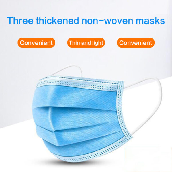 Professional Medical Mask Disposable 3-Ply Face Mask Antiviral Medical-Surgical Mask - Image 7