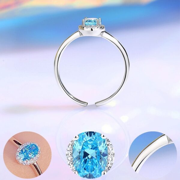 S925 Sterling Silver Ring Female Niche Advanced - Image 5