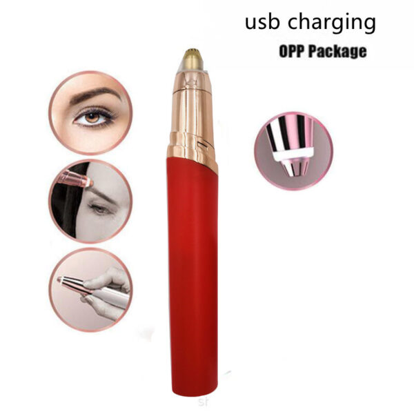 Eyebrow Epilator Maquiagem Profissional Completa Trymer Do Brwi Eye Brow Trimmer For Rasoir Visage Femme Make Up Eye Brow Shaper - Image 10