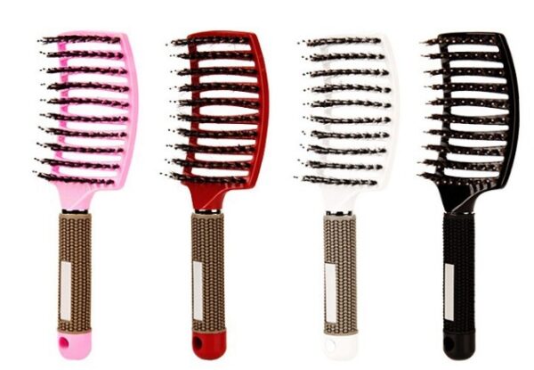 Hairbrush Anti Klit Brushy Haarborstel Women Detangler Hair Brush Bristle Nylon Scalp Massage  Teaser Hair Brush Comb - Image 6