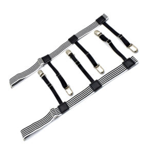 3 Leg-supporting Ring Garter Duckbill Clip Metal Buckle For Men And Women