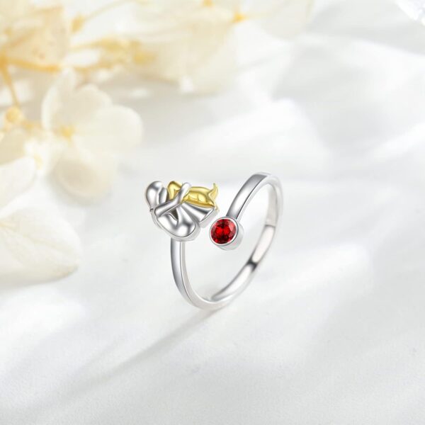 Girl And Dog Pet Ring Ring - Image 3