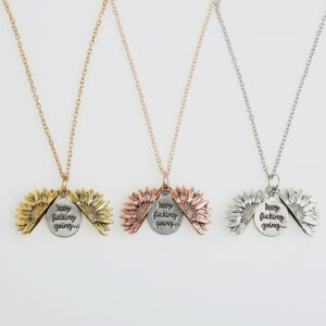 European And American Ornament Alloy Flower Necklace