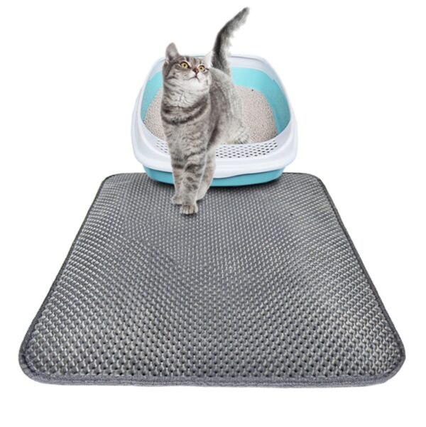 Double Layer Litter Cat Bed Pads Pet Cat Litter Mat Trapping Pets Litter Box Mat Pet Product Bed For Cats House Clean Mat - Image 6