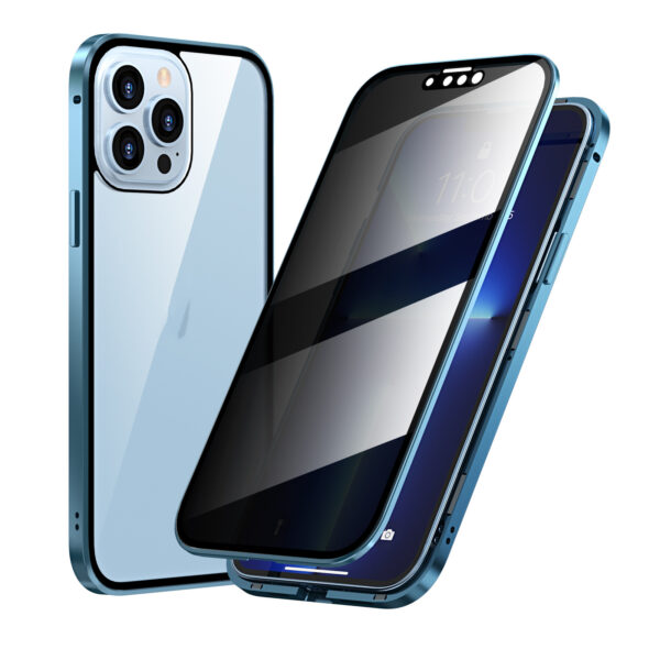 Privacy-proof Magneto Phone Case Double Sided Metal Frame - Image 9