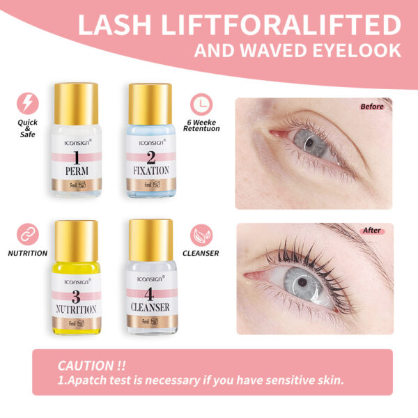 ICONSIGN Lash Lift EyeLash Eyebrow Dye Tint Kit Lashes Perm Set Brow Lamination Makeup Tools - Image 3