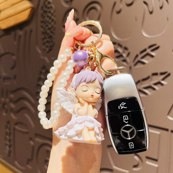 Internet Celebrity Guardian Bella Cute Girl Car Key Ring - Image 3