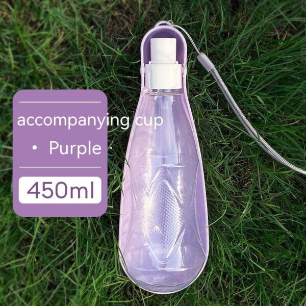 Pet Water Cup Outdoor Portable Folding Dog Water Bottle 550ml Large Capacity Medium To Large Dog Drinking Bottle - Image 9