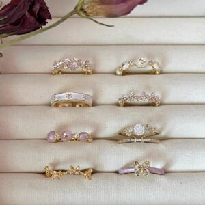 Niche Unique Korean Style Light Luxury High-grade Butterfly Ring