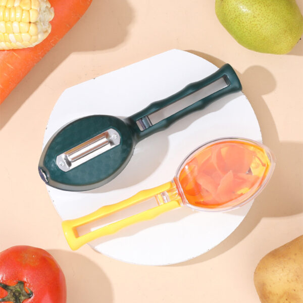Peeling Knife With Storage Lid Fruit And Potato Peeler Kitchen Gadgets - Image 8