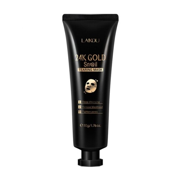 Gold Foil Snail Tear-Off Mask Hydrating - Image 4