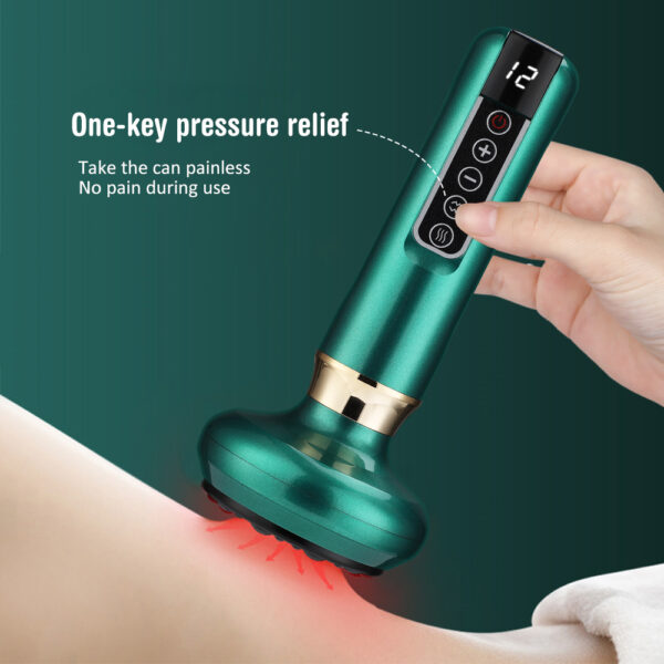 Electric Vacuum Cupping Massager For Body Anti-Cellulite Suction Cup Gua Sha Massage Body Cups Guasha Fat Burning Slimming Jars - Image 2