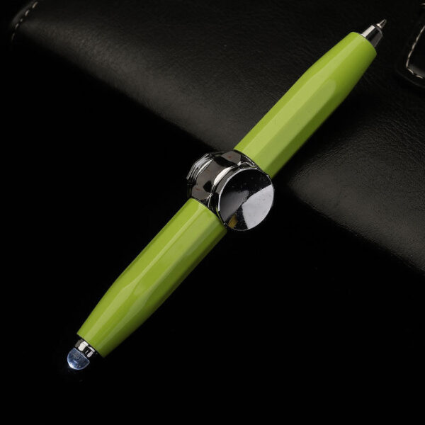 Creative Multi-Function LED Pen Spinning Decompression Gyro Metal Ballpoint Pen Fashion Office School Supplies Writing Pens - Image 6