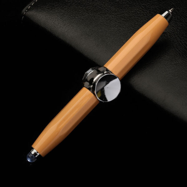 Creative Multi-Function LED Pen Spinning Decompression Gyro Metal Ballpoint Pen Fashion Office School Supplies Writing Pens - Image 5