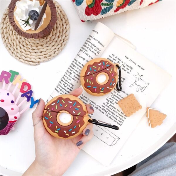 Compatible with Apple, Donuts  Case  Airpods Pro Silicorn - Image 2