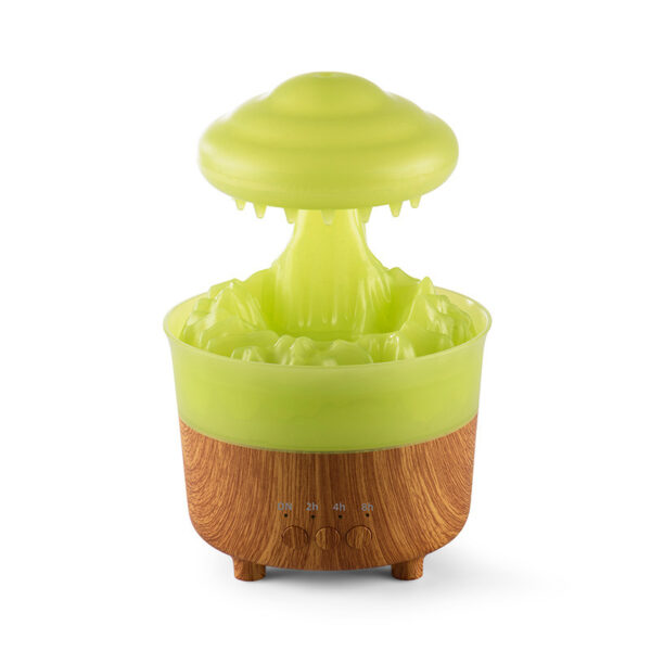 Rain Cloud Night Light Humidifier With Raining Water Drop Sound And 7 Color Led Light Essential Oil Diffuser Aromatherapy - Image 8