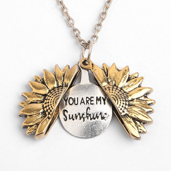 European And American Ornament Alloy Flower Necklace - Image 10