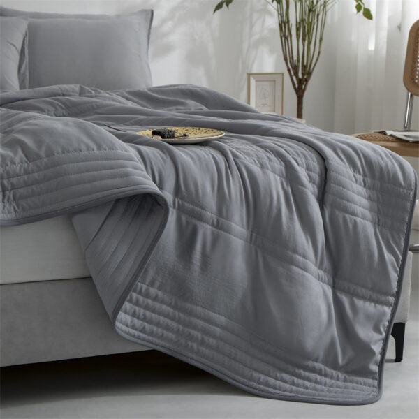 Cooling Blankets Pure Color Summer Quilt Plain Summer Cool Quilt Compressible Air-conditioning Quilt Quilt Blanket - Image 10