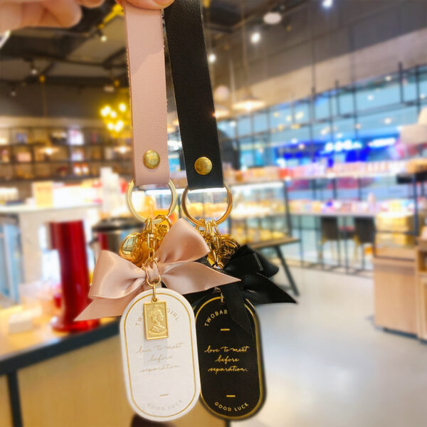 Creative Bookmarks Bow Keychain Pendant - Image 3