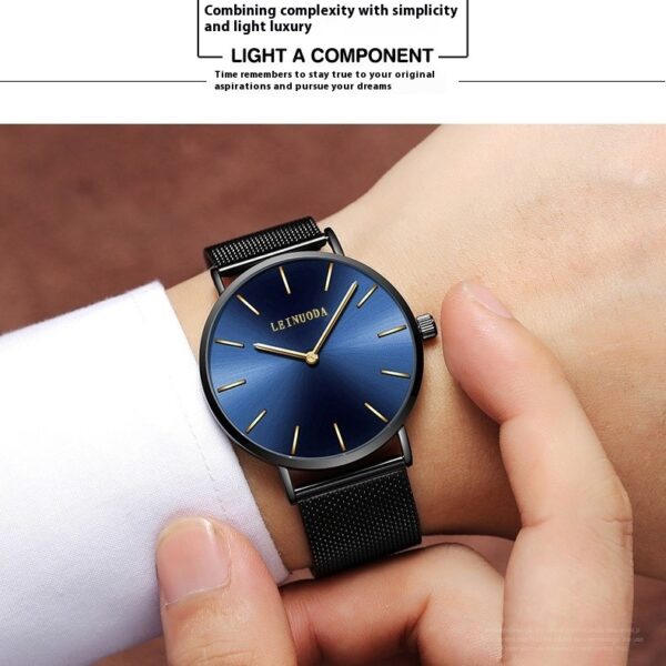 Quartz Watch Simple Men's Watch - Image 2