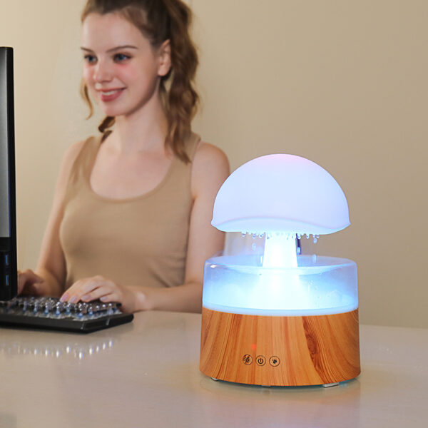 New Rain Cloud Humidifier Aromatherapy Machine Air Humidifier Ultrasonic Aroma Diffuser - Image 2