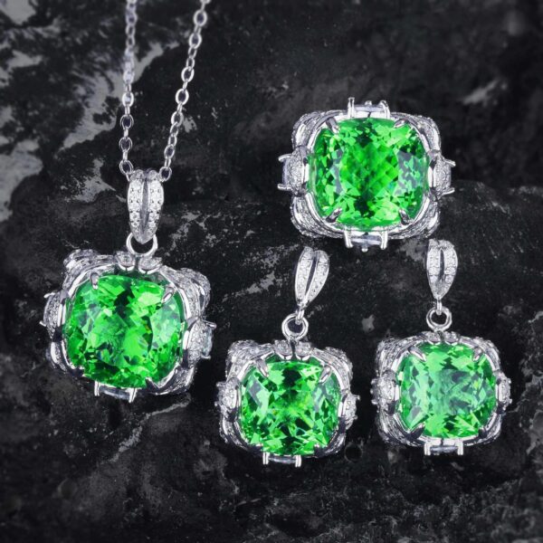 Women's Creative All-Match Ring Necklace And Earrings Suite - Image 4