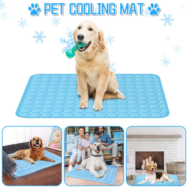 Pet Cooling Mat Cool Pad Cushion Dog Cat Puppy Blanket For Summer Sleeping Bed Dog Cooling Bed Pet Cooling Mat - Image 4