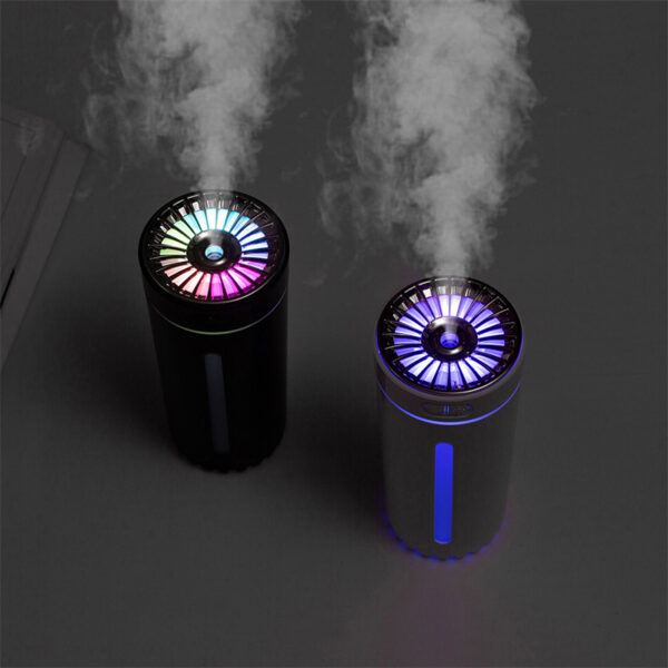 Wireless Air Humidifier Colorful Lights Mute Ultrasonic USB Fogger Diffuser Purifier 800mAh Rechargeabl Cool Mist Maker For Car - Image 6