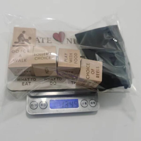Wooden Date Night Dice Wooden Date Night Ideas Game Dice Romantic Couple Date Night Game Action Decision Dice Games For Couple - Image 8