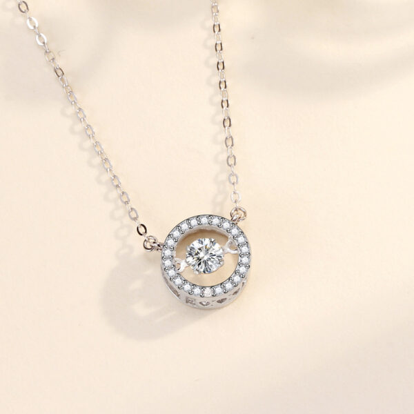 S925 Silver Pulsatile Heart Smart Sterling Silver Necklace For Women - Image 2