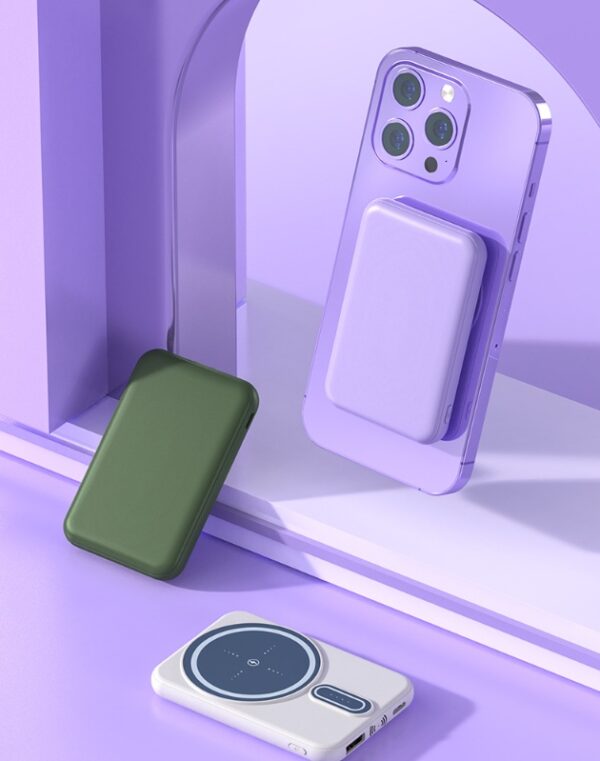 Magnetic Suction Charging Bank Wireless Charging Bank Mobile Power Supply - Image 2
