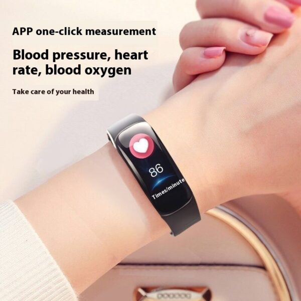 C1 Blood Pressure Heart Rate Waterproof Color Screen Bluetooth Pedometer Sports Watch - Image 3