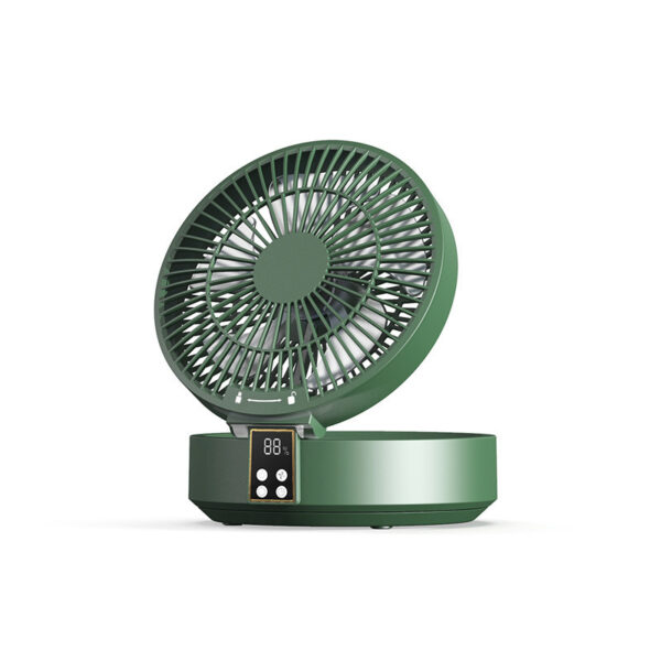 Remote Control Portable Rechargeable Ceiling Usb Electric Folding Fan Night Light Air Cooler Home-appliance Home - Image 8