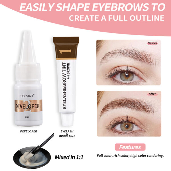 ICONSIGN Lash Lift EyeLash Eyebrow Dye Tint Kit Lashes Perm Set Brow Lamination Makeup Tools - Image 4