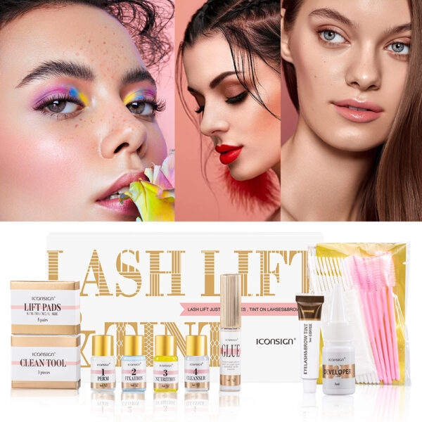 ICONSIGN Lash Lift EyeLash Eyebrow Dye Tint Kit Lashes Perm Set Brow Lamination Makeup Tools - Image 6