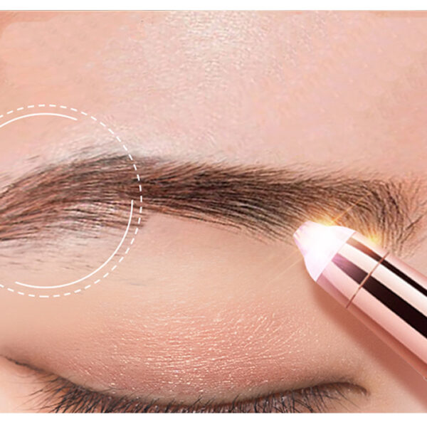 Eyebrow Epilator Maquiagem Profissional Completa Trymer Do Brwi Eye Brow Trimmer For Rasoir Visage Femme Make Up Eye Brow Shaper - Image 3