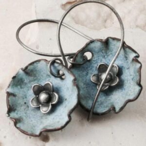 Artistic Retro Flower Long Earrings Women's Fashion