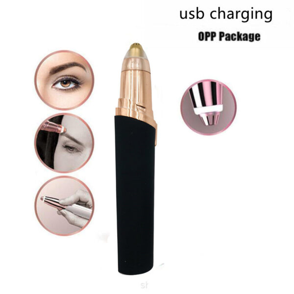Eyebrow Epilator Maquiagem Profissional Completa Trymer Do Brwi Eye Brow Trimmer For Rasoir Visage Femme Make Up Eye Brow Shaper - Image 9
