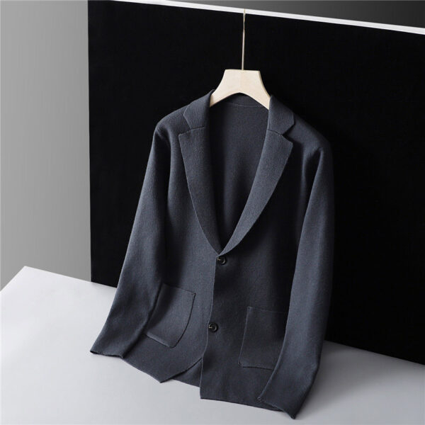 Youth Slim-fit Two-button Coat - Image 6