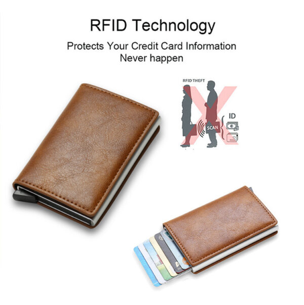 Multifunctional Card Holder Airtag Men's Short Card Holder Wallet Air Tag - Image 7