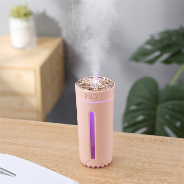 Wireless Air Humidifier Colorful Lights Mute Ultrasonic USB Fogger Diffuser Purifier 800mAh Rechargeabl Cool Mist Maker For Car - Image 9