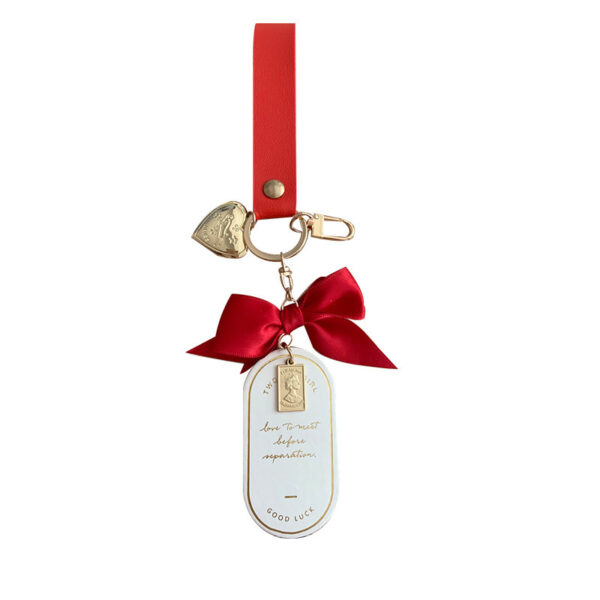Creative Bookmarks Bow Keychain Pendant - Image 4