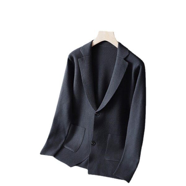 Youth Slim-fit Two-button Coat - Image 5